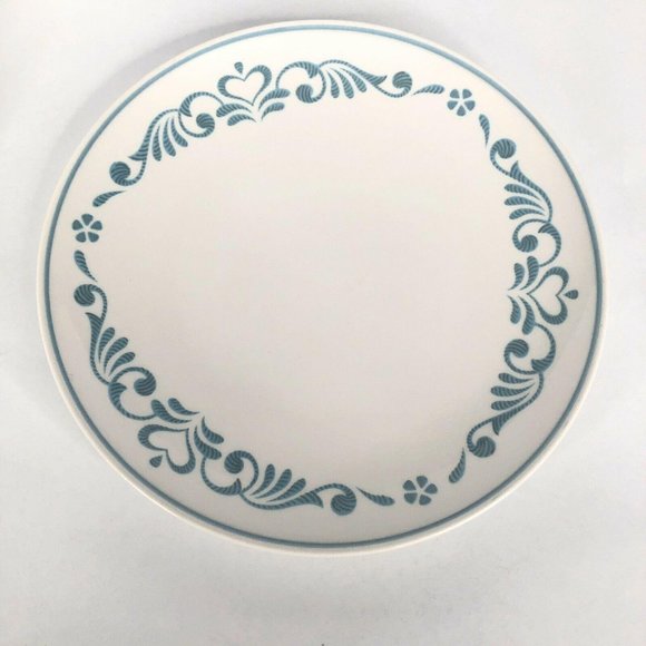 3 Franciscan Blue Fancy Pattern Bread & Butter Plate 1960s Whitestone Ware VTG - Picture 2 of 6